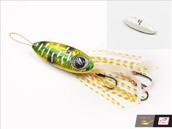 Real Fisher Squid Rubber  60g UV Aori Glow